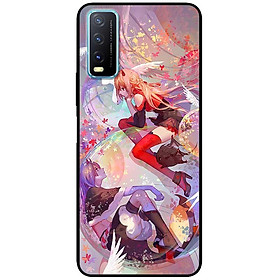 Ốp lưng cho Vivo Y12s - Y20 - Y20s - Y21 - Y21s - Y33 - Y33T - Anime Hai Cô Gái Đỏ Đen - Hàng Chính Hãng