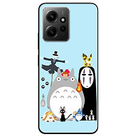 Ốp lưng cho Redmi Note 11 4G - Redmi Note 12 - Redmi Note 12 Pro - Redmi Note 12 Pro 5G - Ghibli Nền Xanh - Hàng Chính Hãng