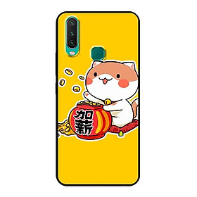 Ốp Lưng in cho Vivo Y17 Mẫu Mèo May Mắn 6 - Hàng Chính Hãng