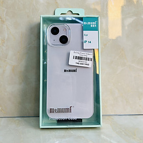 Ốp lưng Memumi trong suốt dành cho iPhone 14 không ố vàng - hàng chính hãng