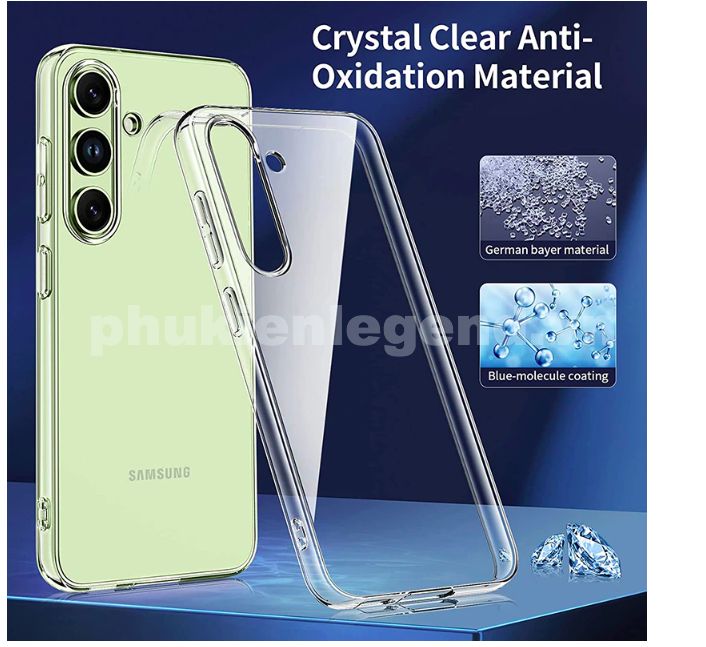 Ốp lưng cho SamSung Galaxy A55 trong suốt chống sốc bảo vệ camera sau - Hàng chính hãng