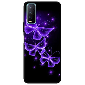 Ốp lưng dành cho Vivo Y20 - Y20s - Y12s mẫu Bướm Tím