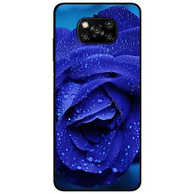 Ốp lưng dành cho Xiaomi Poco X3 mẫu Hoa Hồng Xanh