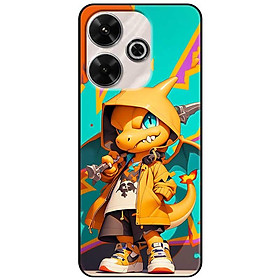 Ốp lưng Redmi 9T - 13C - 13 4G - Redmi Note 13 4G - Note 13 Pro 4G - Note 13 Pro 5G - Rồng Vàng Mắt Xanh - Hàng Chính Hãng