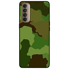 Ốp lưng dành cho Oppo Reno 4 Pro mẫu Camo Xanh Quân Đội