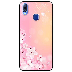 Ốp lưng in cho Vivo Y91/Y91i/Y95 Mẫu Doremon Nền Hồng