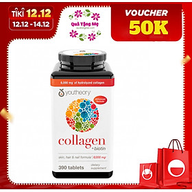 Collagen Youtheory Mỹ chứa collagen, vitamin c, biotin… tạo sức khỏe và sắc đẹp - QuaTangMe Extaste