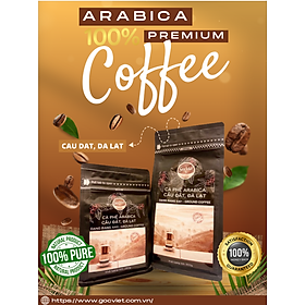 Cà phê Arabica cầu đất, Đà lạt- 100% cà phê nguyên chất dạng rang xay 250 g