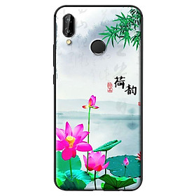 Ốp in cho Huawei Nova 3E Sen Hồng - Hàng chính hãng