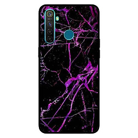 Ốp Lưng in cho Realme 5 Mẫu NỀN ĐÁ HOA 7 - Hàng Chính Hãng