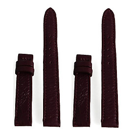 Dây đồng hồ da bò nhiều size màu tím nhạt HJ8108-22-36 
