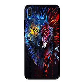 Ốp Lưng in cho Huawei Y9 2019 Mẫu Sói Nhiều Màu - Hàng Chính Hãng