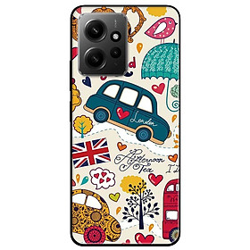 Ốp lưng cho Redmi Note 11 4G - Redmi Note 12 - Redmi Note 12 Pro - Redmi Note 12 Pro 5G - Họa Tiết England - Hàng Chính Hãng
