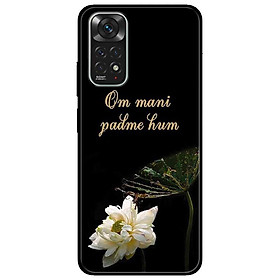 Ốp lưng dành cho Xiaomi Redmi Note 11 4G - Om Mani Cánh Sen Trắng