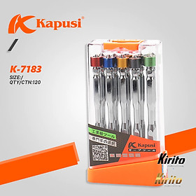 10 Mũi vít Kapusi, PH2 siêu bền, mũi bắt vít 2 đầu 4 cạnh bake nam châm từ siêu cứng k7183