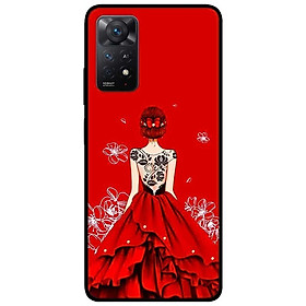 Ốp lưng dành cho Xiaomi Redmi Note 11 Pro 5G - Cô gái đầm đỏ