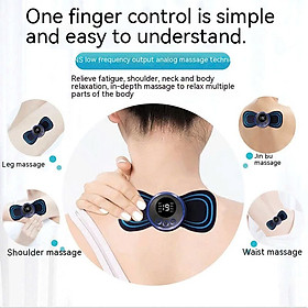 Máy MaGsage Cổ Vai Gáy Xung Điện Loại Xịn: Giải Pháp Tuyệt Vời Giảm Nhức Mỏi Cơ, ĐÈN TRANG TRÍ, ĐỒNG HỒ TREO TƯỜNG