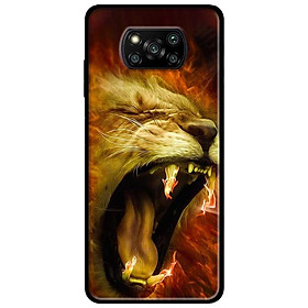 Ốp lưng dành cho Xiaomi Poco X3 mẫu Sư Tử Gầm