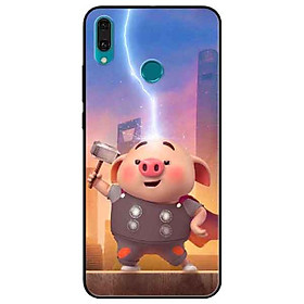 Ốp lưng in cho Huawei Y9 2019 Mẫu Heo Tho