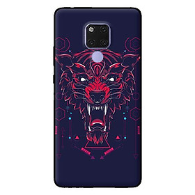 Ốp lưng in cho Huawei Mate 20 mẫu Sói - Hàng chính hãng