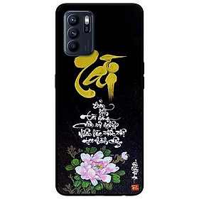 Ốp lưng dành cho Oppo Reno 6 - Reno 6 Z mẫu Thư Pháp Tài