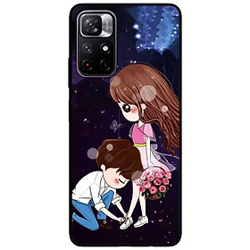 Ốp lưng dành cho Xiaomi Redmi Note 11 5G - Redmi Note 11T - Redmi Note 11S - Cô Gái Cầm Hoa Anime