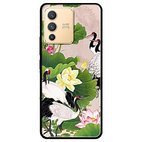 Ốp lưng dành cho Vivo V23 5G / S12 - Vivo Y15s / Y15A - Sen Và Hạc