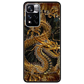 Ốp lưng dành cho Xiaomi Redmi Note 11 Pro 5G ( Bản Nội Địa ) mẫu Rồng Nền Đenn