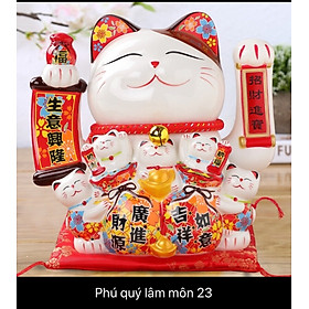 Mèo thần tài - Phú Quý Lâm Môn