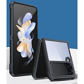Ốp Lưng Chống Sốc Mặt Lưng Trong Suốt Bảo Vệ Cho Samsung Galaxy Z Flip, Z Flip 4 - Hàng Chính Hãng Xundd