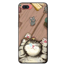 Ốp in cho OPPO A5 Mèo Khóc - Hàng chính hãng