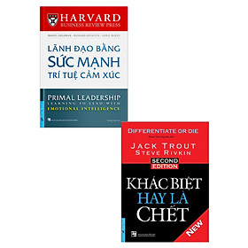 Combo Khác Biệt Hay Là Chết + Lãnh Đạo Bằng Sức Mạnh Trí Tuệ Cảm Xúc (Bộ 2 Cuốn)_FN