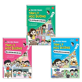 Sách - Truyện Tranh Tâm Lý Học Đường -  Làm Chủ Cảm Xúc + Xây Dựng Niềm Tin Vào Bản Thân + Học Cách Lắng Nghe - Minh Thắng