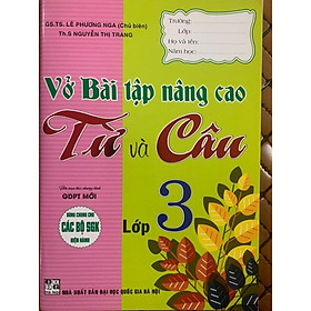 sách - vở bài tập nâng cao từ và câu lớp 3