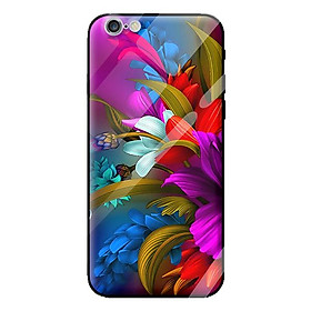 Ốp kính cường lực cho iPhone 6 mẫu HOA 7 SẮC 1 - Hàng chính hãng