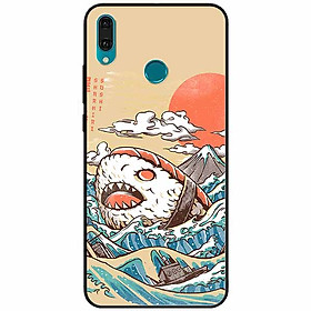 Ốp lưng dành cho Huawei Y9 2019 mẫu Cá Shushi Cuộn
