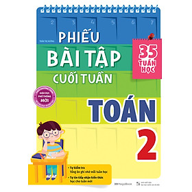Phiếu Bài Tập Cuối Tuần Toán 2 (35 Tuần Học)_MEGABOOK