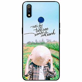 Ốp lưng in cho Realme 3 Mẫu Lấy Nón