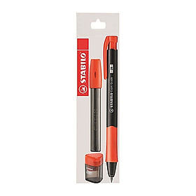 Combo Bút chì bấm STABILO Exam Grade 9883 2.0mm - Bộ 1 hộp chì bấm 2.0 (gồm : bút chì + ruột + gôm+chuốt ruột ) + Bút bi Performer xanh (MP9883CG)