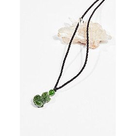 Dây chuyền phong thủy đá ngọc bích tỳ hưu 2cm mệnh hỏa , mộc - Ngọc Quý Gemstones