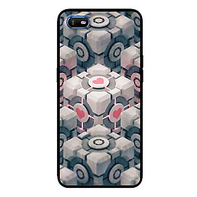 Ốp Lưng in cho Oppo A1K Mẫu Khối Rubik Tình Yêu - Hàng Chính Hãng