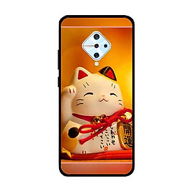 Ốp Lưng in cho Vivo S1 Pro/ Vivo V17 Mẫu Mèo May Mắn 10 - Hàng Chính Hãng