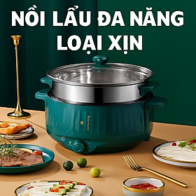 Nồi Lẩu Điện Cao Cấp 2 Tầng Loại Tốt – Nấu Lẩu, Hấp Thực Phẩm, Xào Rau Thịt Dễ Dàng, ĐÈN TRANG TRÍ, ĐỒNG HỒ TREO TƯỜNG