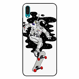Ốp lưng in cho Huawei Y7 Pro 2019 Phi Hành Gia Lướt Ván