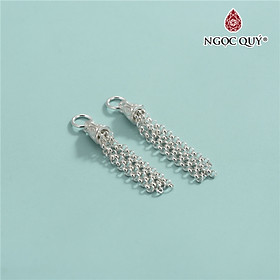 Charm bạc dây xích tua rua treo - Ngọc Quý Gemstones