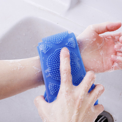 Dây chà lưng , cọ lưng 2 mặt gai silicone , dùng cho nam và nữ  chà chân tiện lợi tẩy tế bào chết   rất tiện lợi