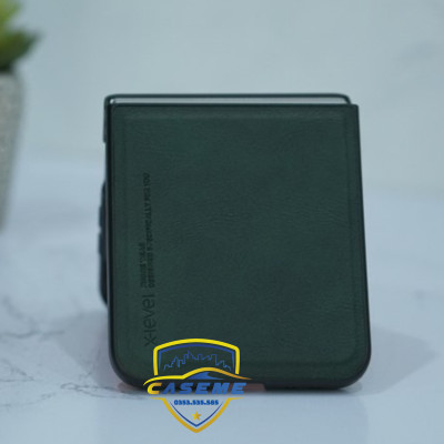 Ốp lưng da dành cho Samsung Galaxy Z Flip5/Z Flip6 hàng chính hãng X-Level cao cấp - Hàng Chính Hãng
