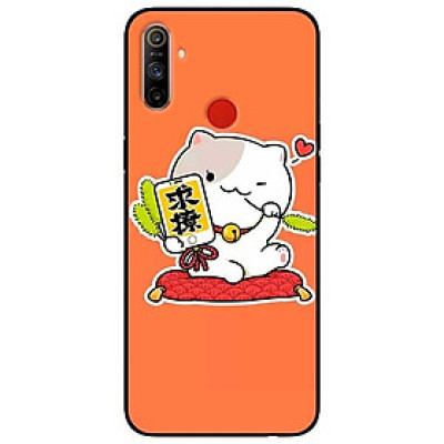 Ốp lưng dành cho Realme C3 mẫu Mèo Vui Vẻ