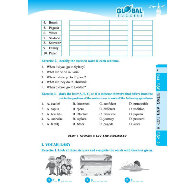 Sách -  Global Success - Bài Tập Tiếng Anh Lớp 5 - Có Đáp Án - Tập 2 - Minh Thắng