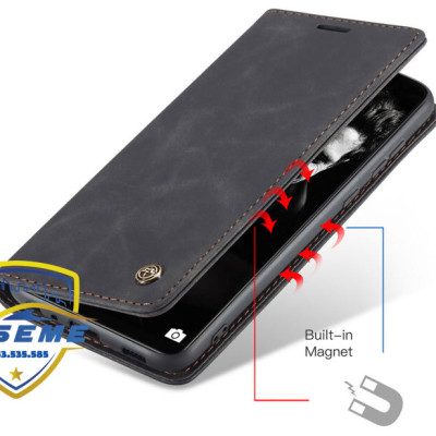 Bao da cao cấp dành cho Samsung A12, Samsung A52, Samsung A52s Samsung A72 dạng ví Caseme - Hàng Nhập Khẩu